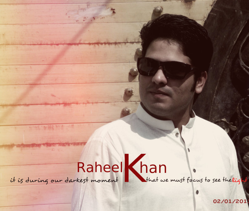 Raheel khan, 33, Lahore, Pakistan