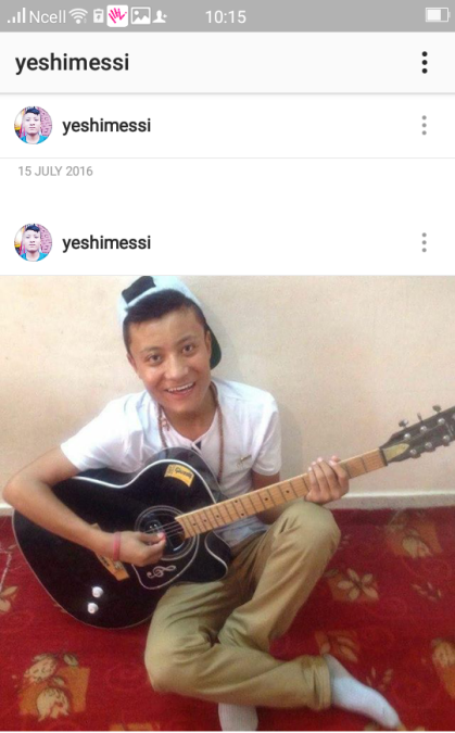 Yeshi Messi, 26, Kathmandu, Nepal